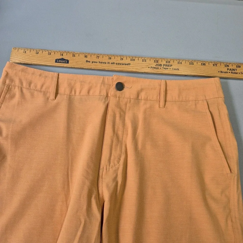 Faherty Shorts Mens 33 Orange All Day 9